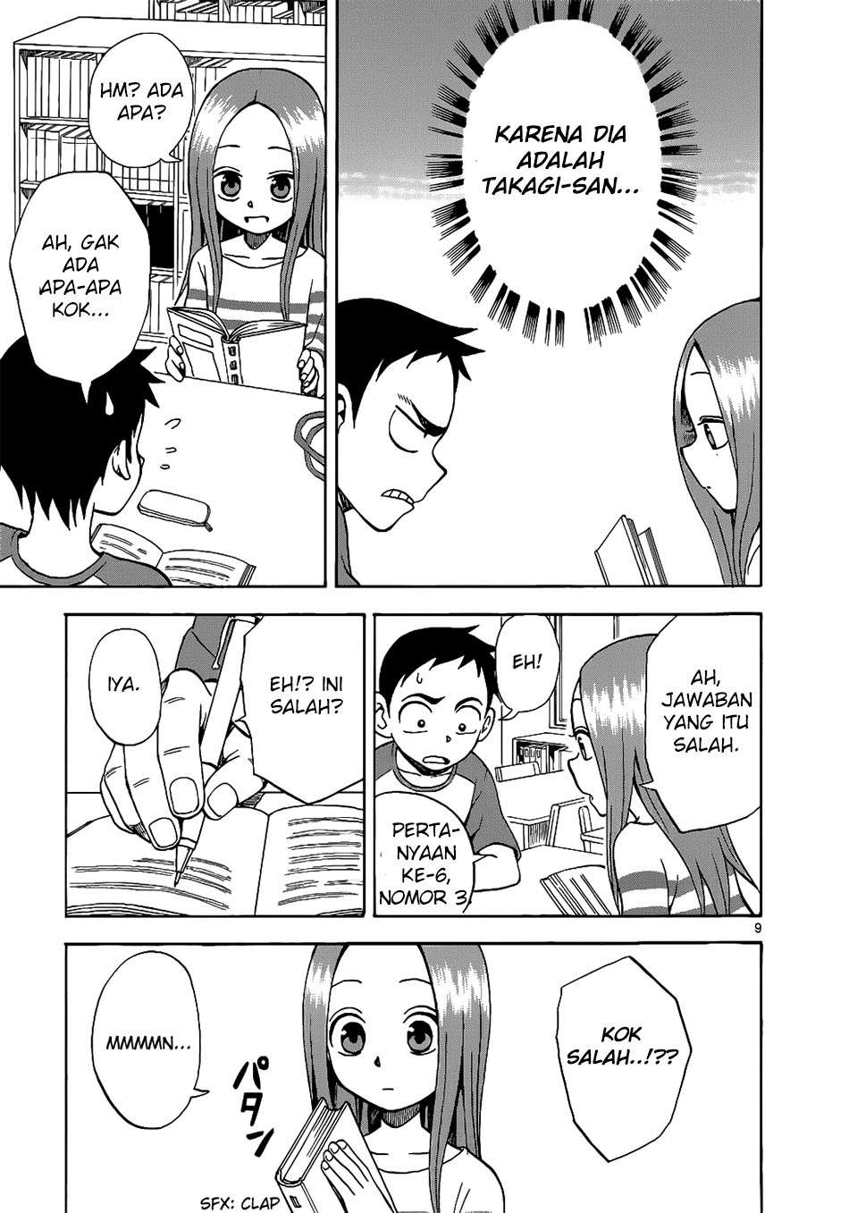 Karakai Jouzu no Takagi-san Chapter 11 Gambar 10