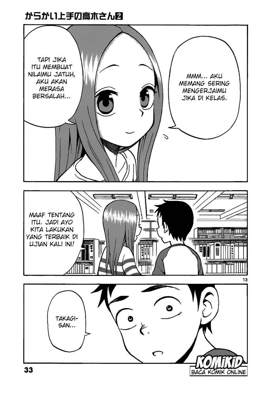 Karakai Jouzu no Takagi-san Chapter 11 Gambar 14