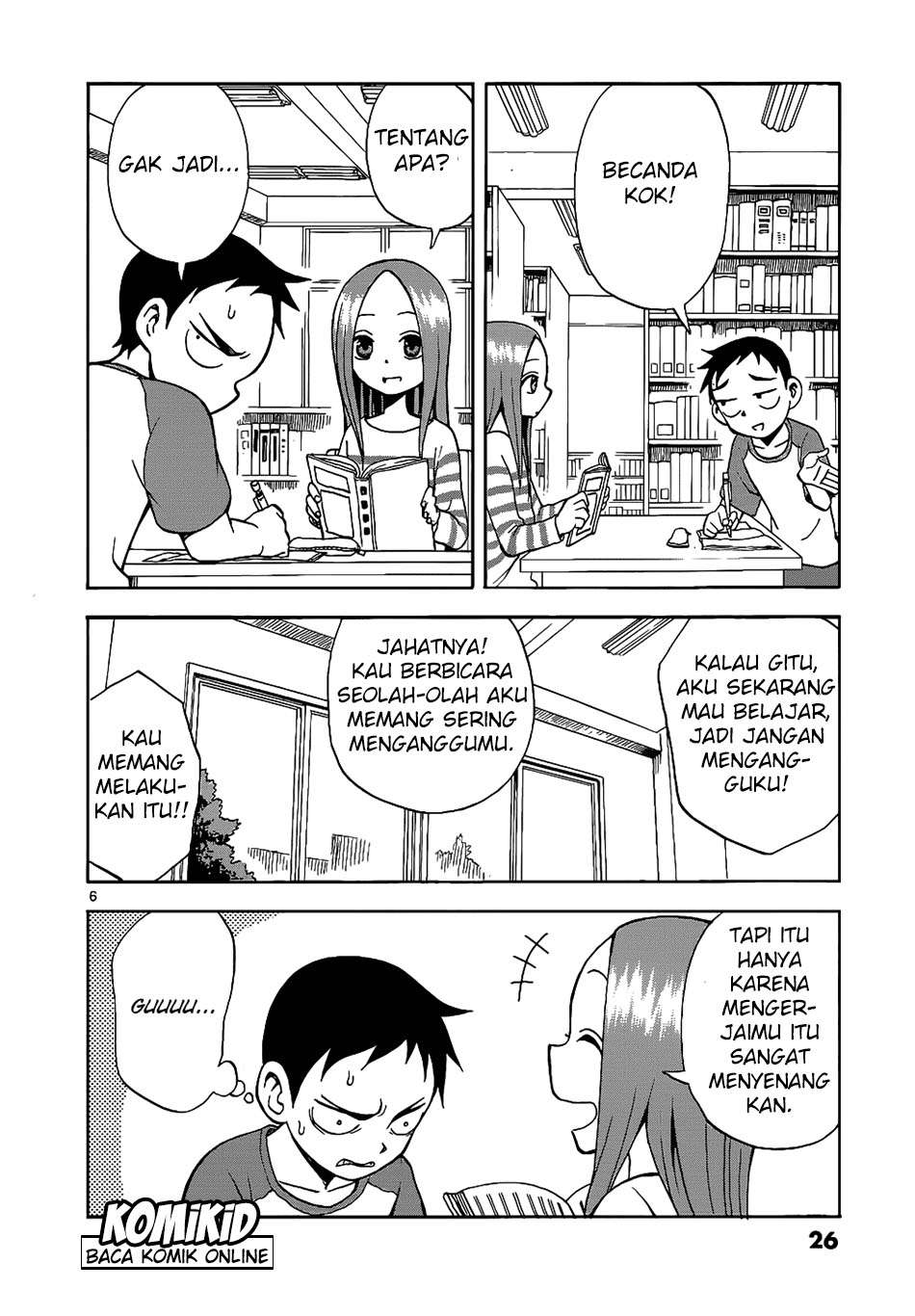 Karakai Jouzu no Takagi-san Chapter 11 Gambar 7