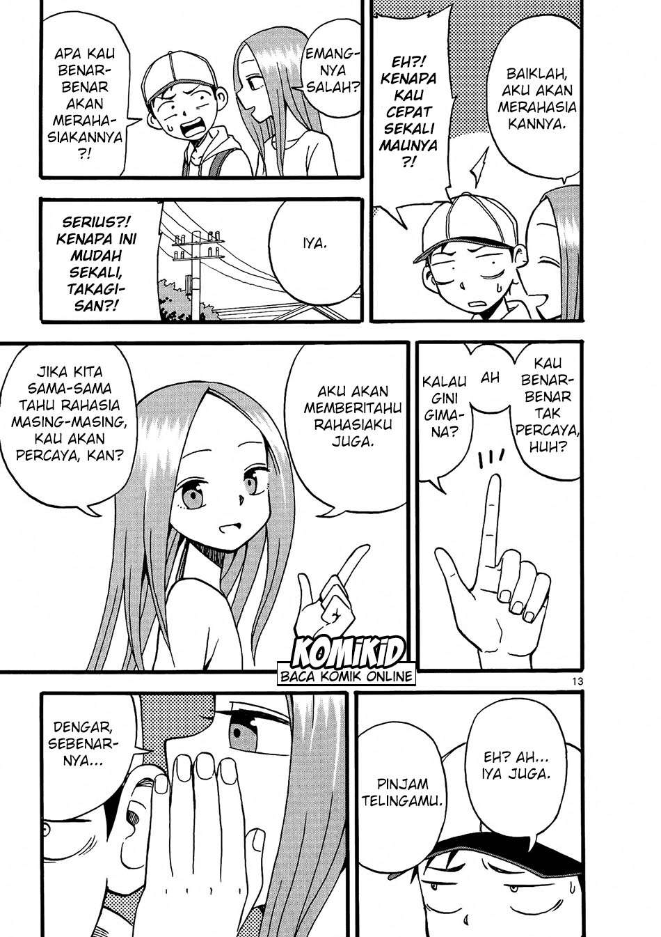 Karakai Jouzu no Takagi-san Chapter 9 Gambar 14