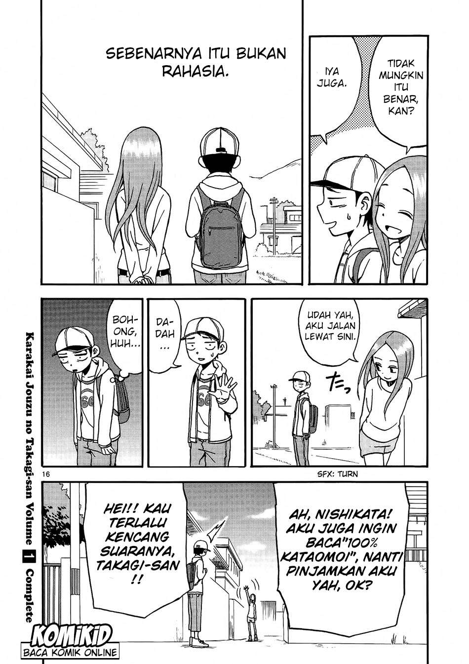 Karakai Jouzu no Takagi-san Chapter 9 Gambar 17