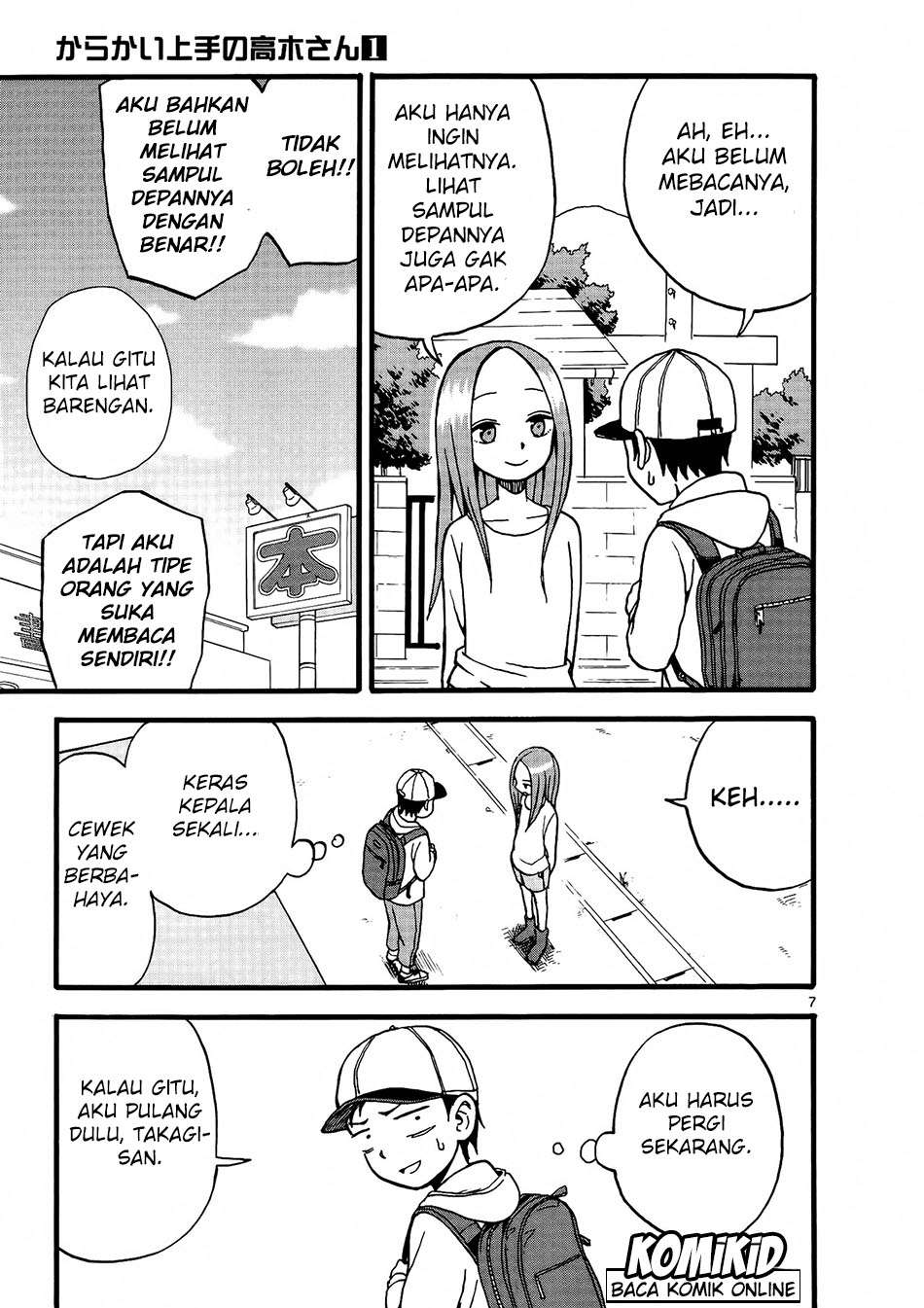 Karakai Jouzu no Takagi-san Chapter 9 Gambar 8