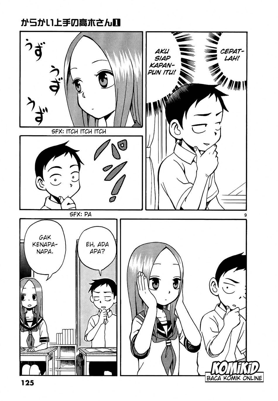 Karakai Jouzu no Takagi-san Chapter 8 Gambar 10