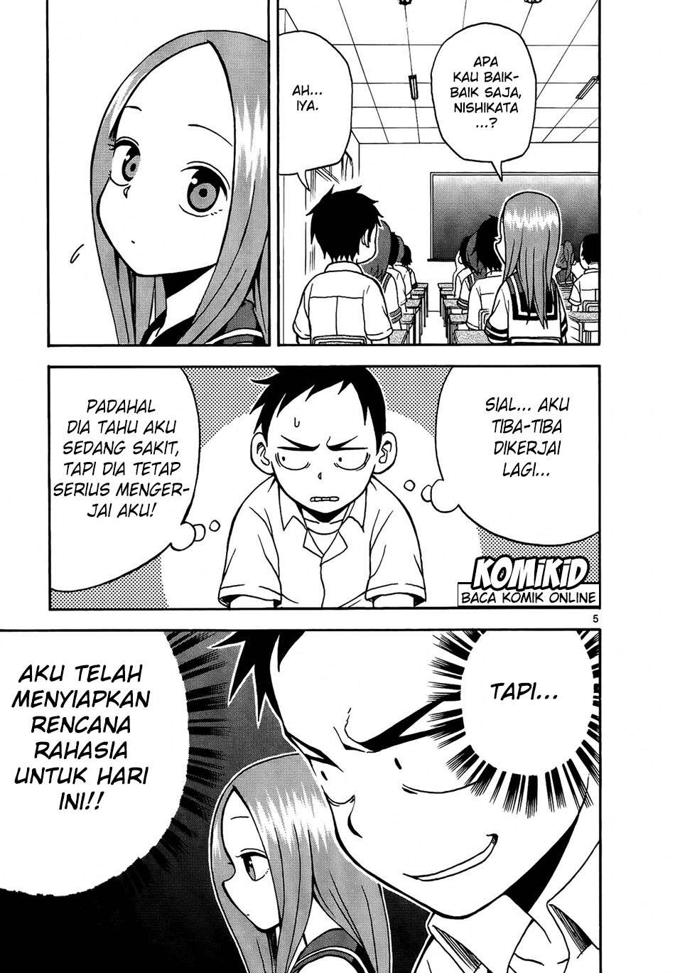 Karakai Jouzu no Takagi-san Chapter 8 Gambar 6