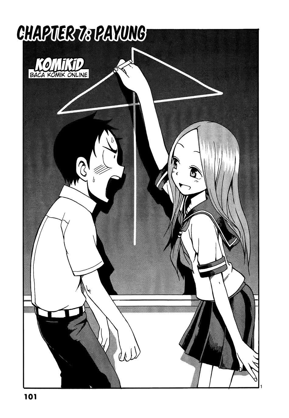 Baca Manga Karakai Jouzu no Takagi-san Chapter 7 Gambar 2