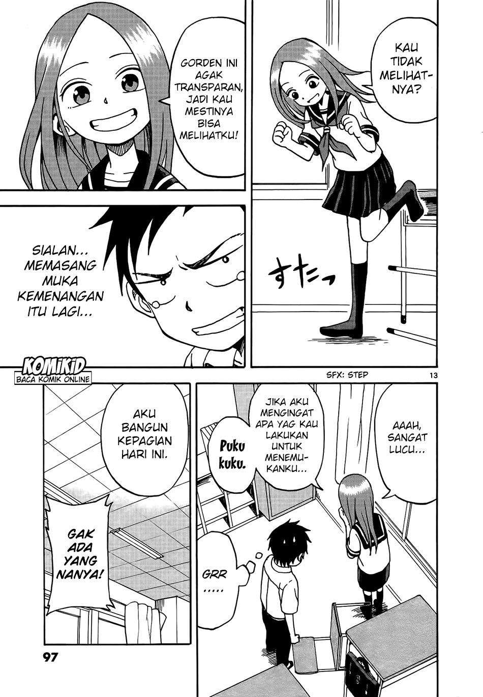 Karakai Jouzu no Takagi-san Chapter 6 Gambar 14