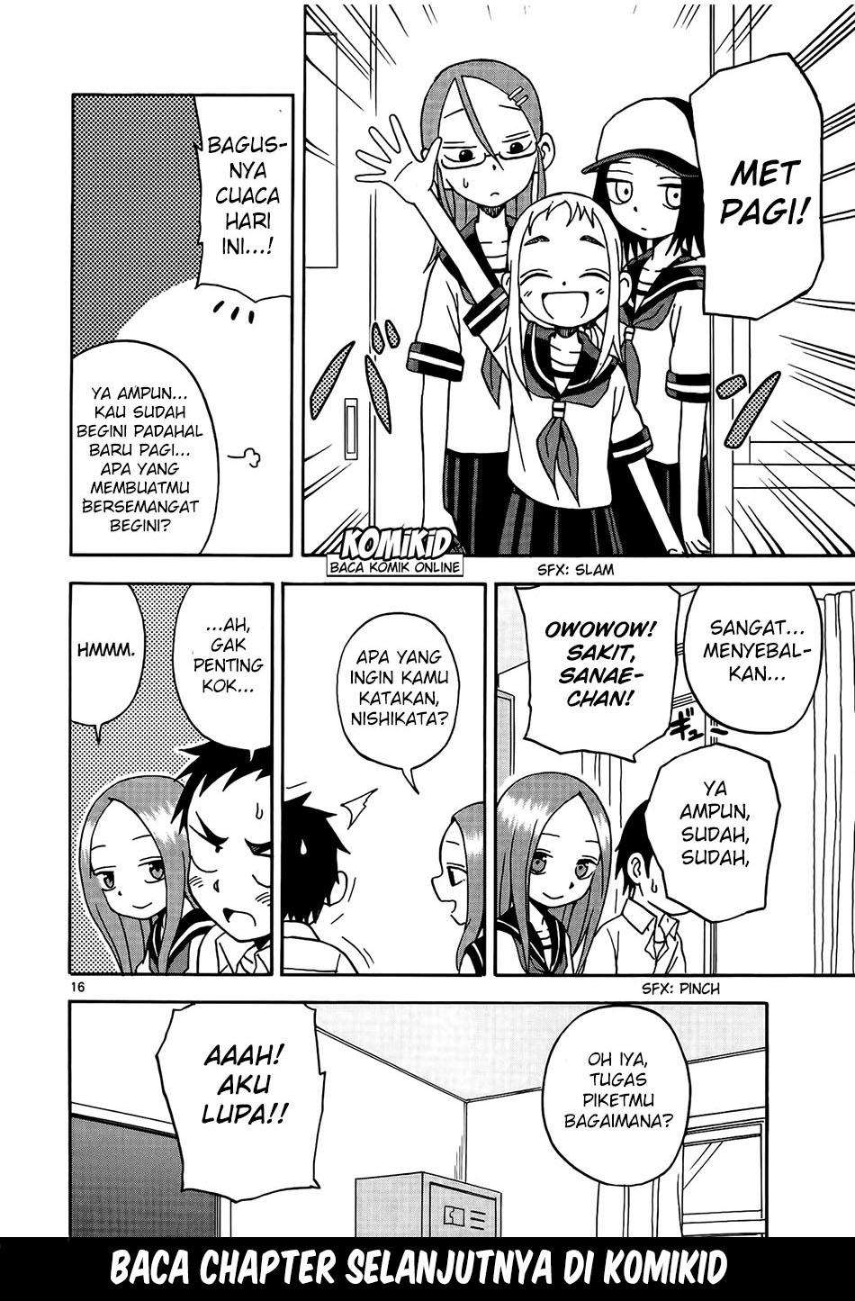 Karakai Jouzu no Takagi-san Chapter 6 Gambar 17