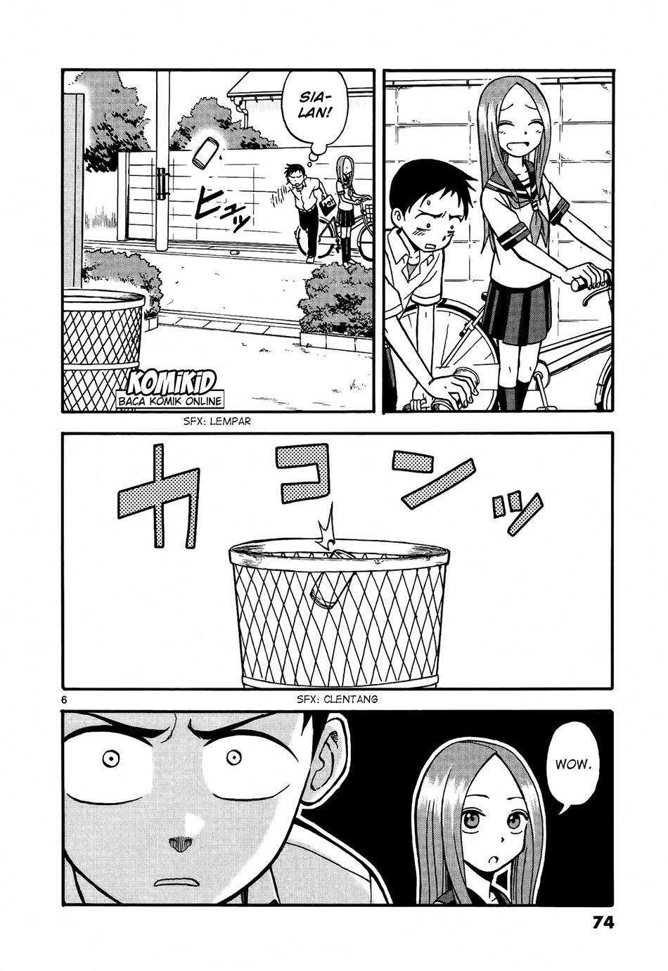 Karakai Jouzu no Takagi-san Chapter 5 Gambar 7