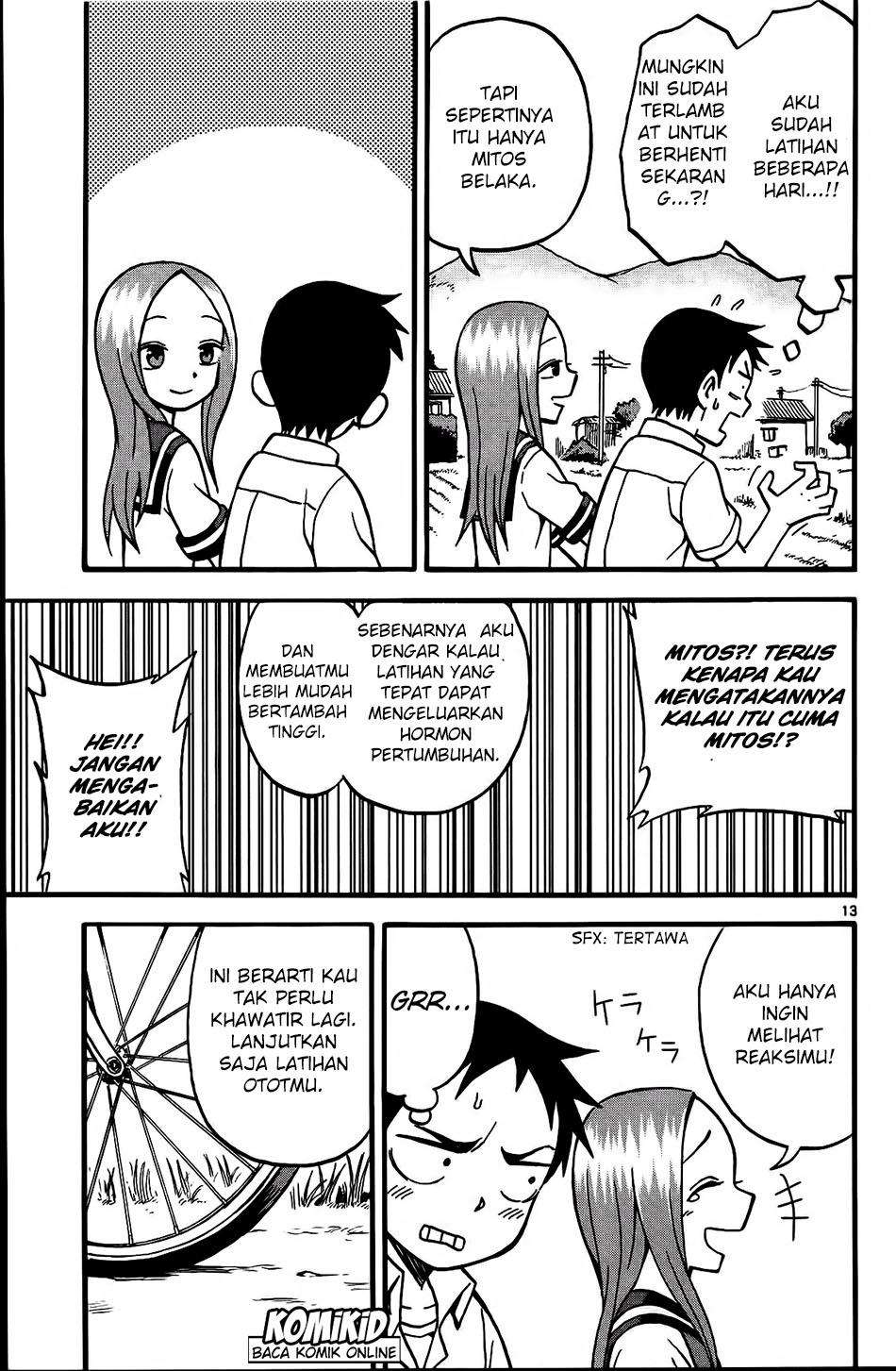 Karakai Jouzu no Takagi-san Chapter 4 Gambar 14