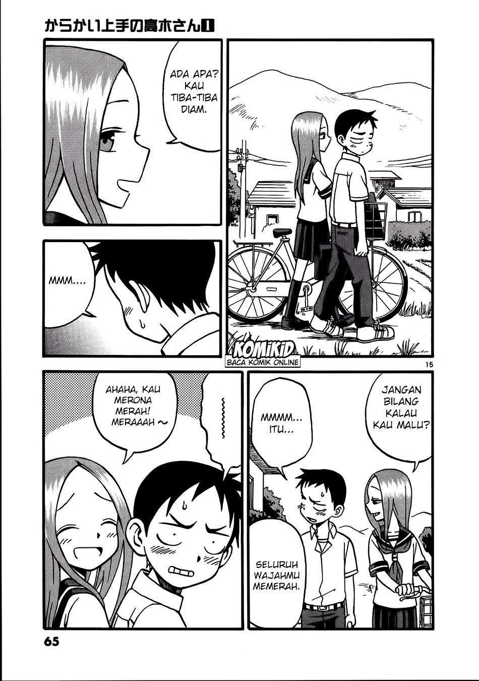 Karakai Jouzu no Takagi-san Chapter 4 Gambar 16