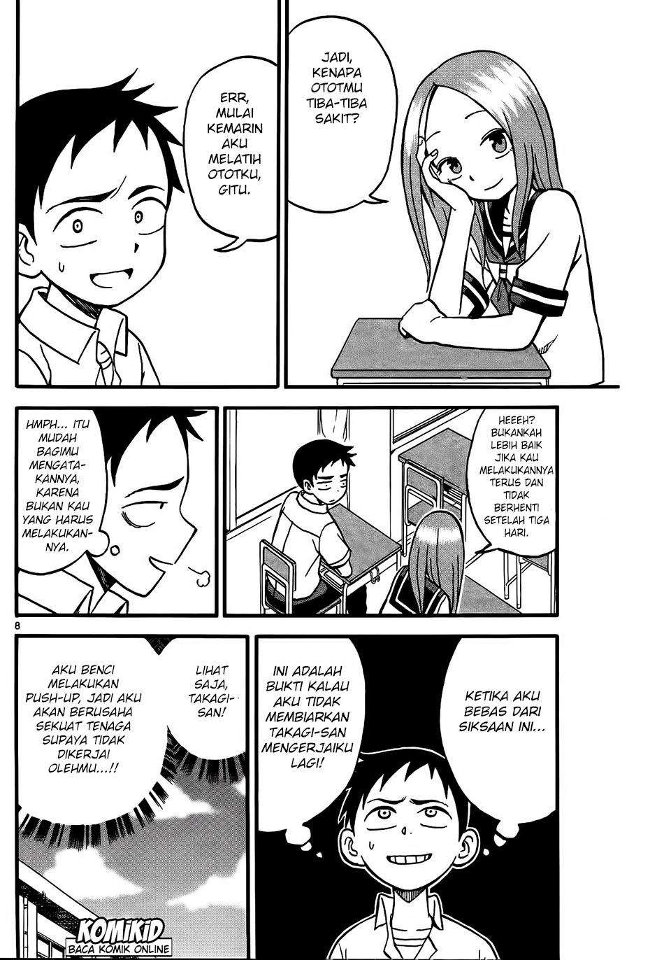 Karakai Jouzu no Takagi-san Chapter 4 Gambar 9