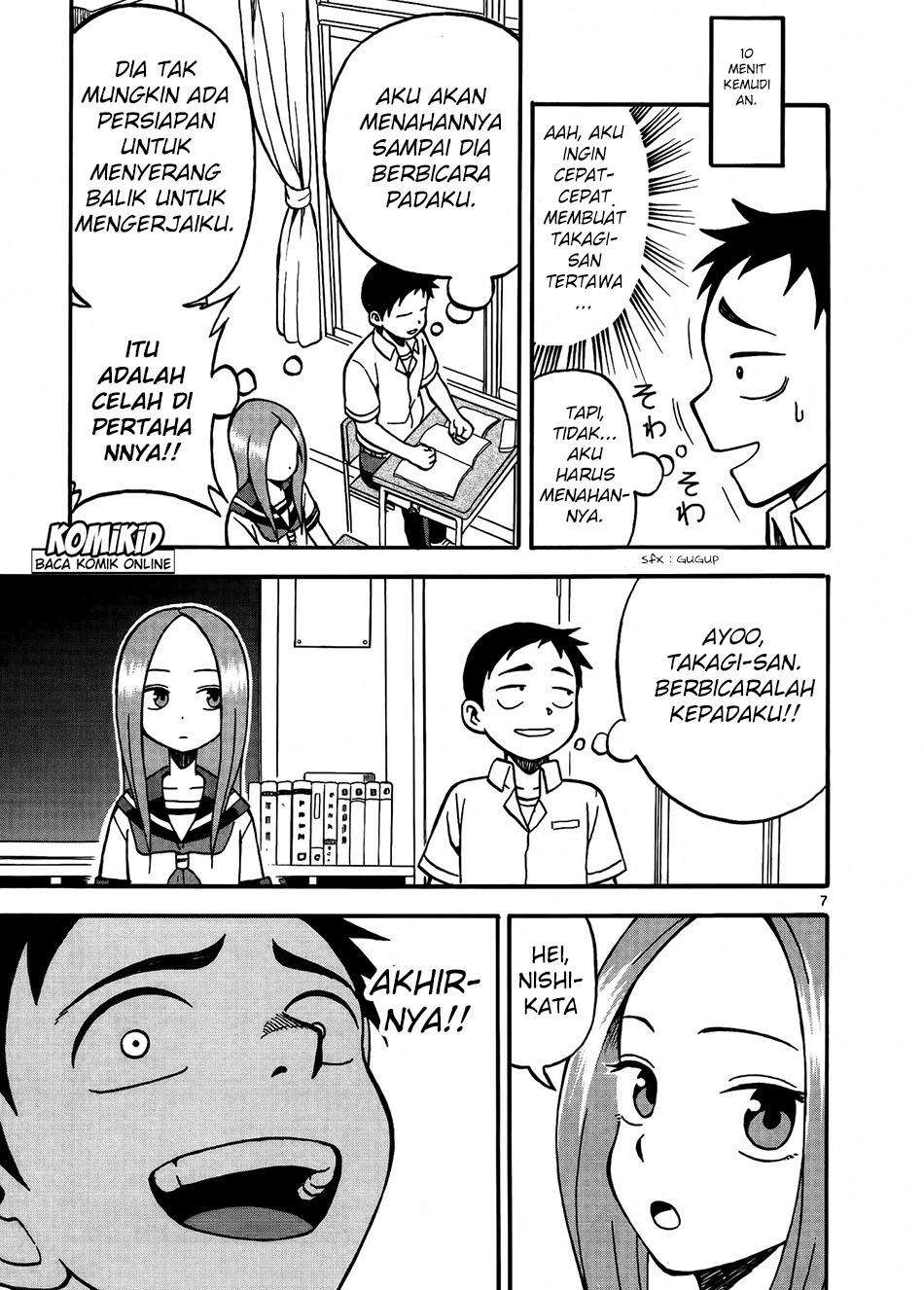 Karakai Jouzu no Takagi-san Chapter 3 Gambar 8