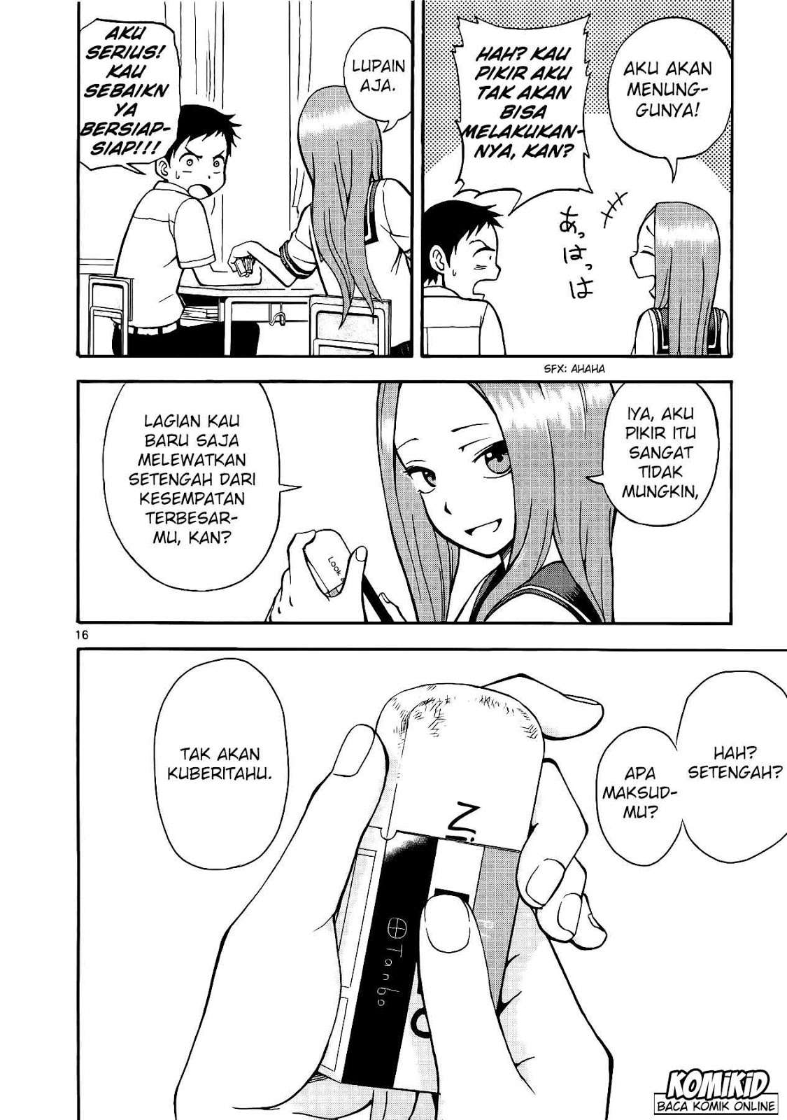 Karakai Jouzu no Takagi-san Chapter 1 Gambar 20