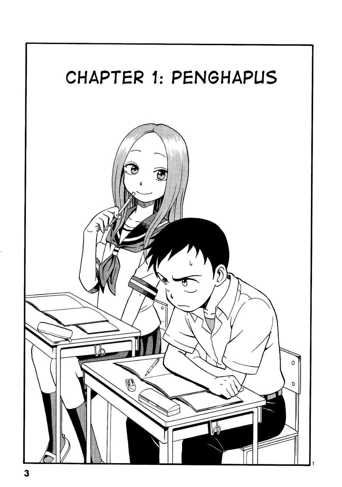 Karakai Jouzu no Takagi-san Chapter 1 Gambar 5