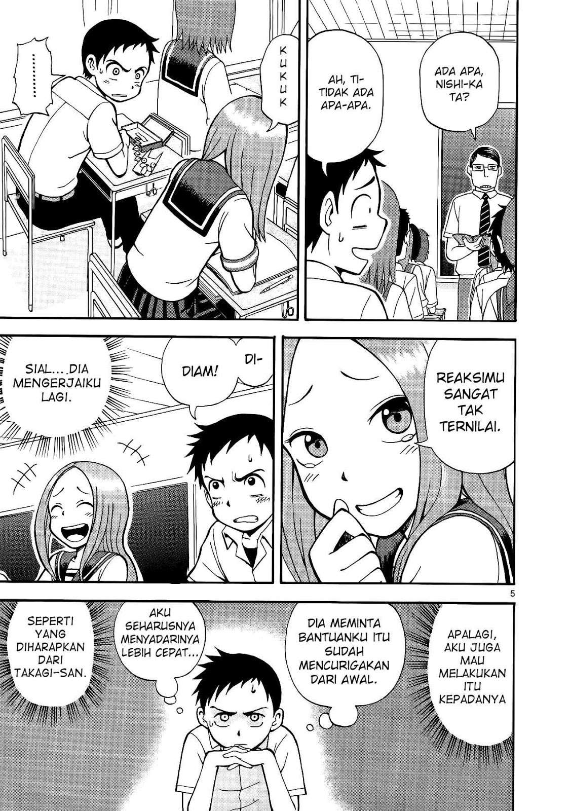 Karakai Jouzu no Takagi-san Chapter 1 Gambar 9