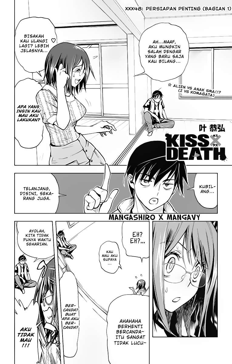 Baca Manga Kiss x Death Chapter 48 Gambar 2