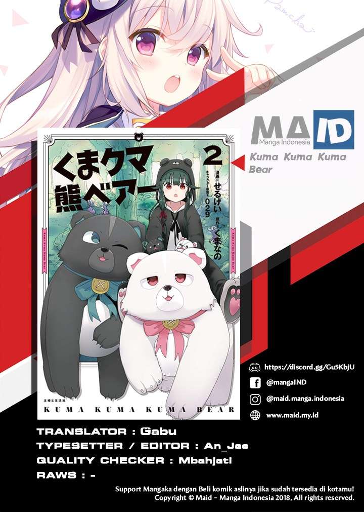 Baca Manga Kuma Kuma Kuma Bear Chapter 26 Gambar 2