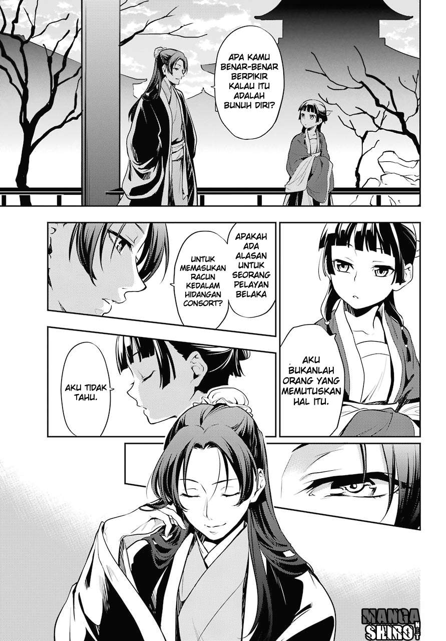 Kusuriya no Hitorigoto Chapter 15 Gambar 30