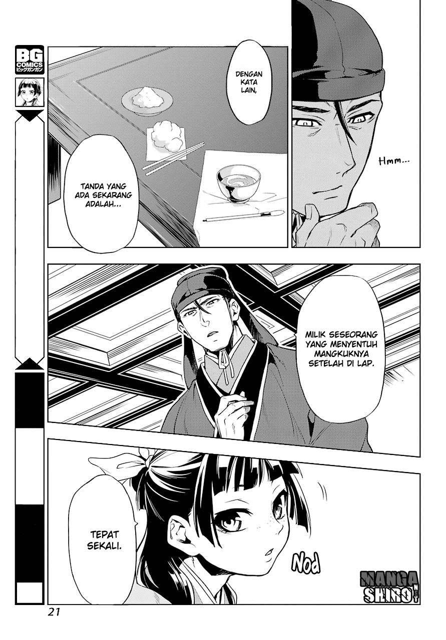 Kusuriya no Hitorigoto Chapter 9 Gambar 17