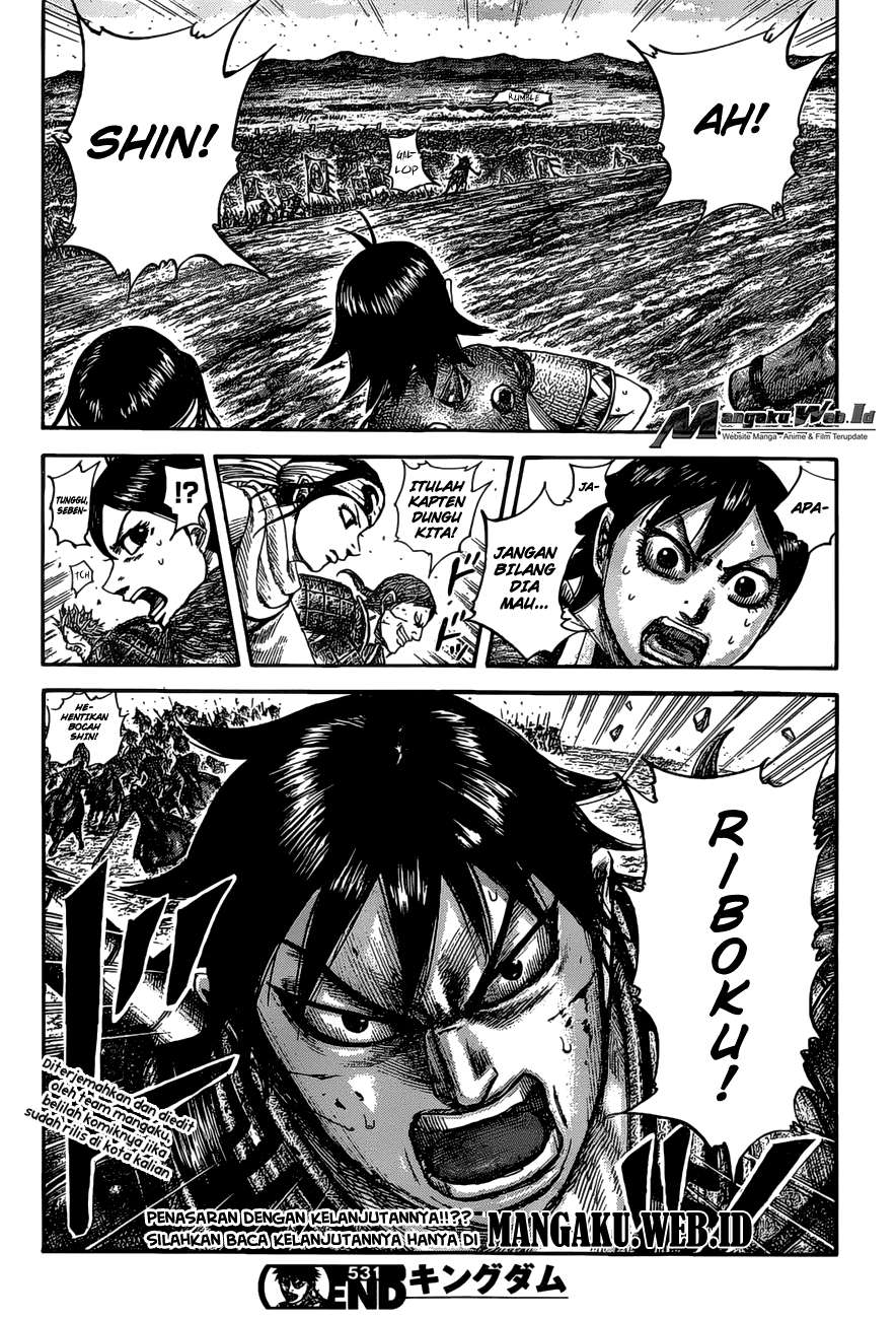 Kingdom Chapter 531 Gambar 18