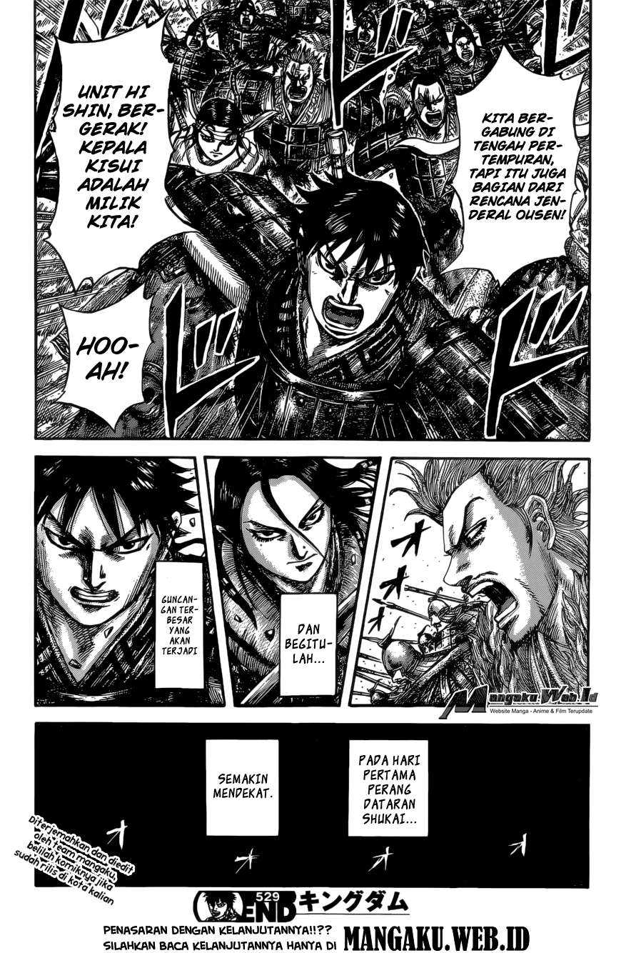 Kingdom Chapter 529 Gambar 18