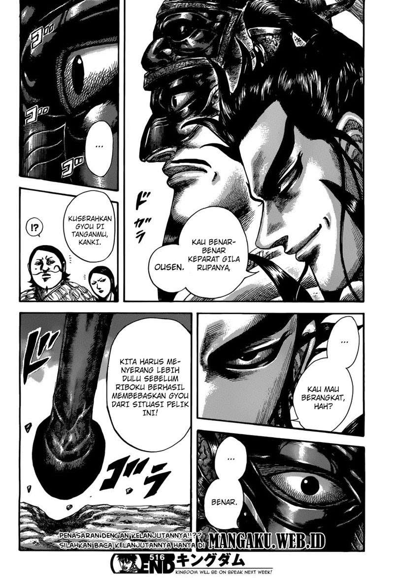 Kingdom Chapter 516 Gambar 18