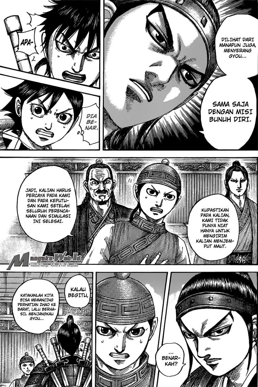 Kingdom Chapter 497 Gambar 8