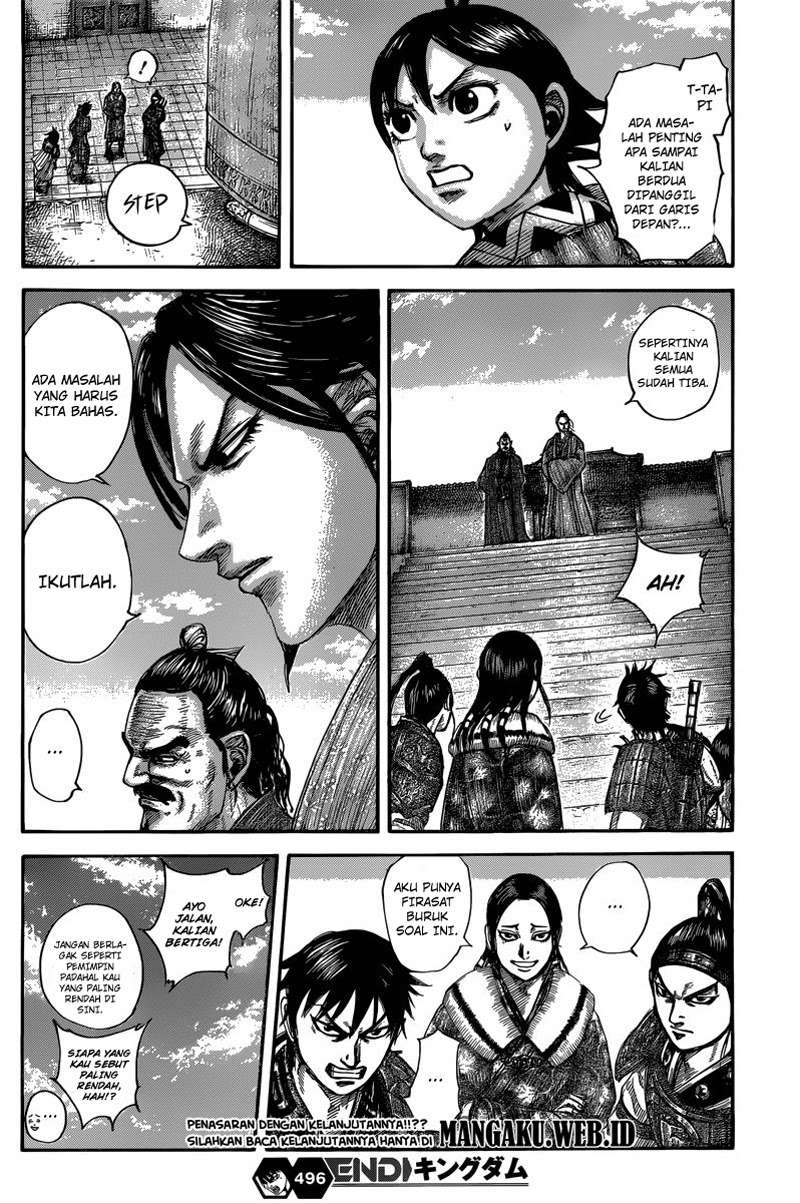 Kingdom Chapter 496 Gambar 19