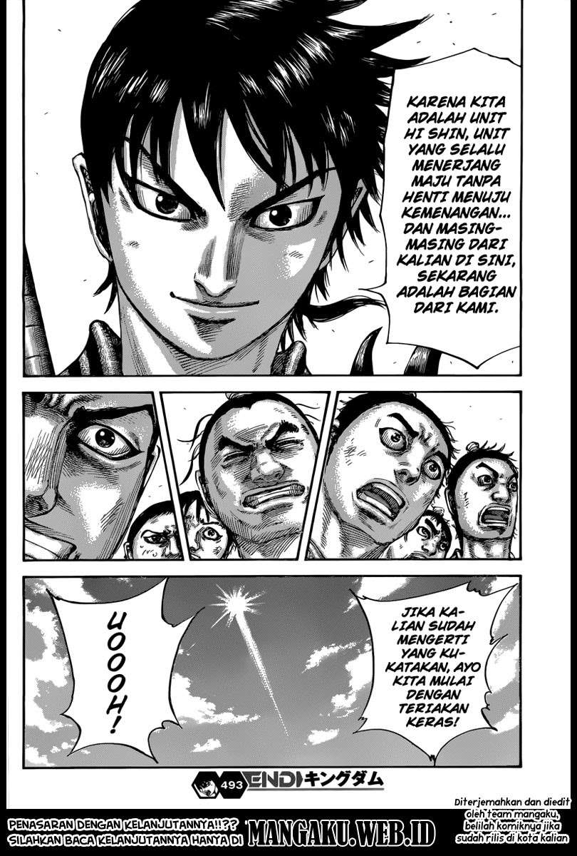 Kingdom Chapter 493 Gambar 19