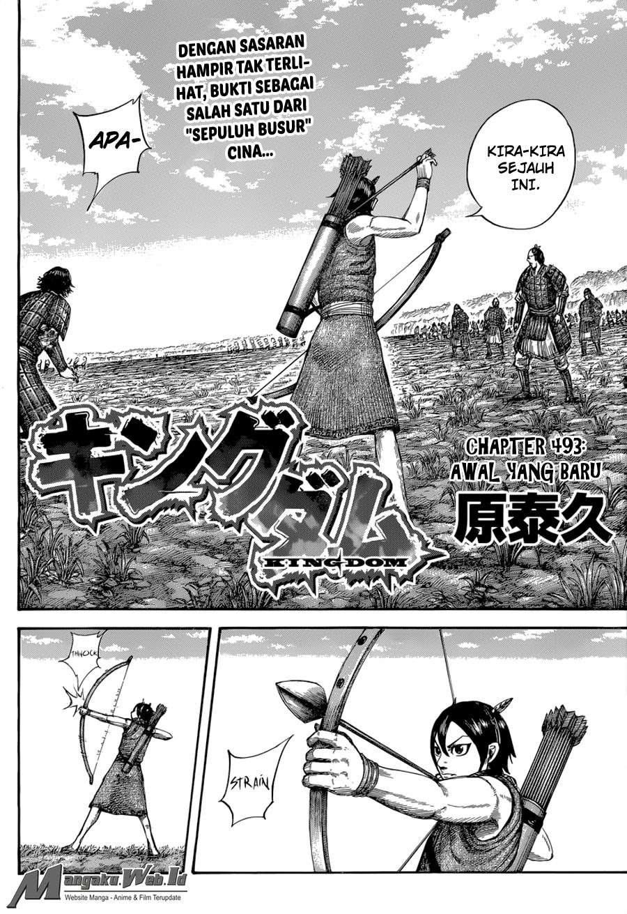 Kingdom Chapter 493 Gambar 3