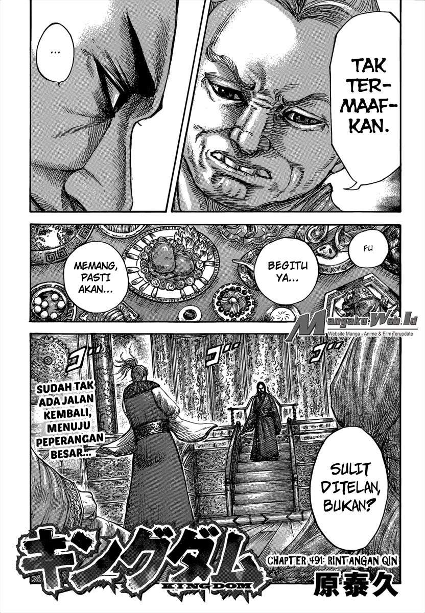 Kingdom Chapter 491 Gambar 4