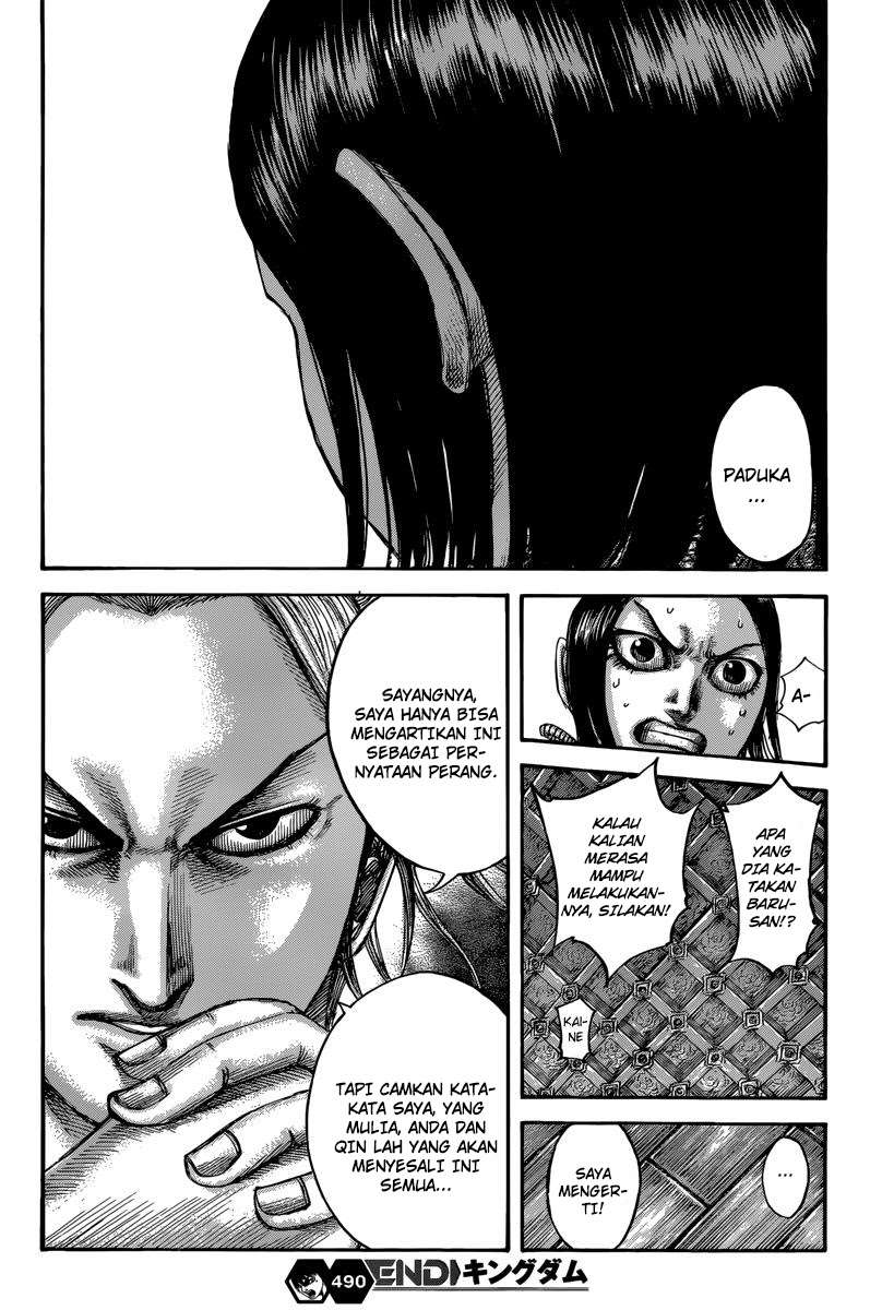 Kingdom Chapter 490 Gambar 19