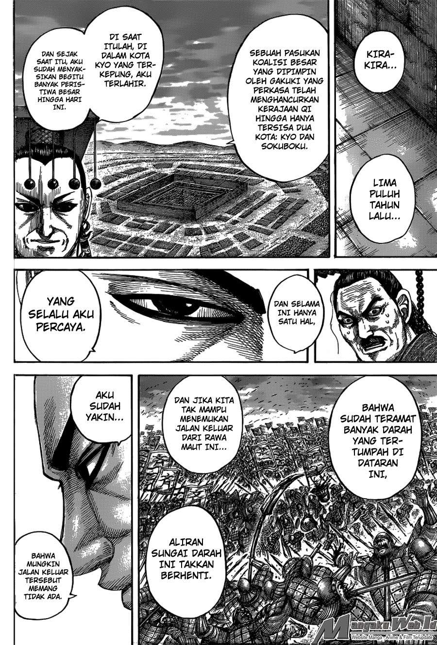 Kingdom Chapter 488 Gambar 19