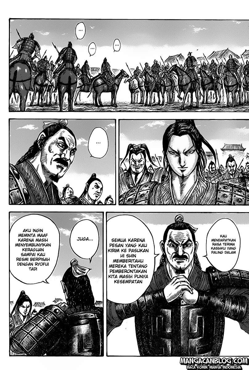 Kingdom Chapter 421 Gambar 3