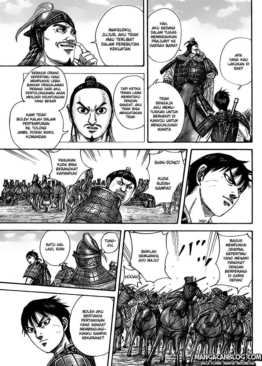 Kingdom Chapter 418 Gambar 5