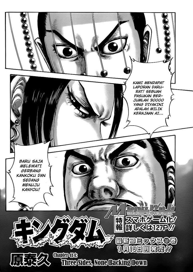 Kingdom Chapter 414 Gambar 3