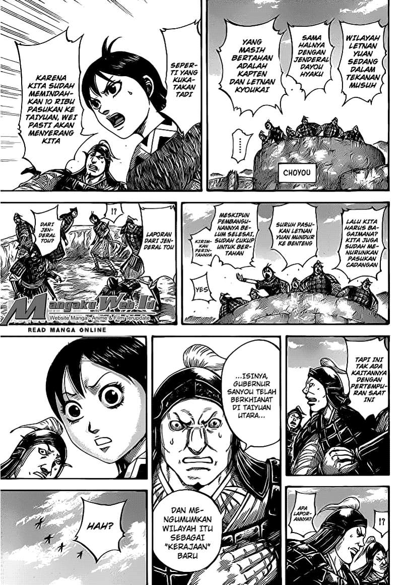 Kingdom Chapter 405 Gambar 3