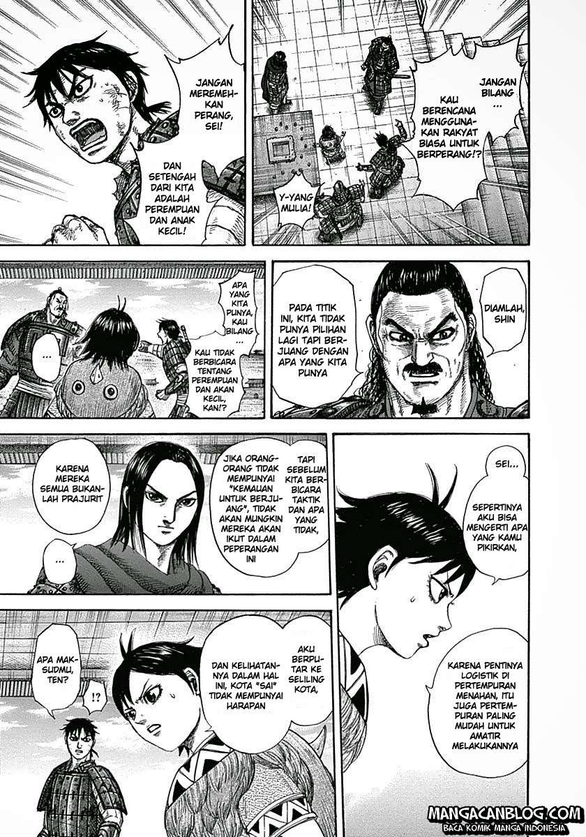 Kingdom Chapter 329 Gambar 16