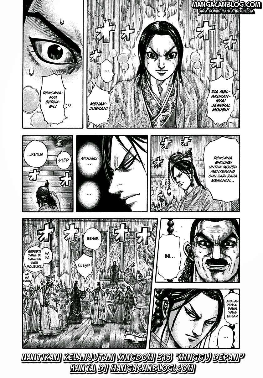 Kingdom Chapter 315 Gambar 17