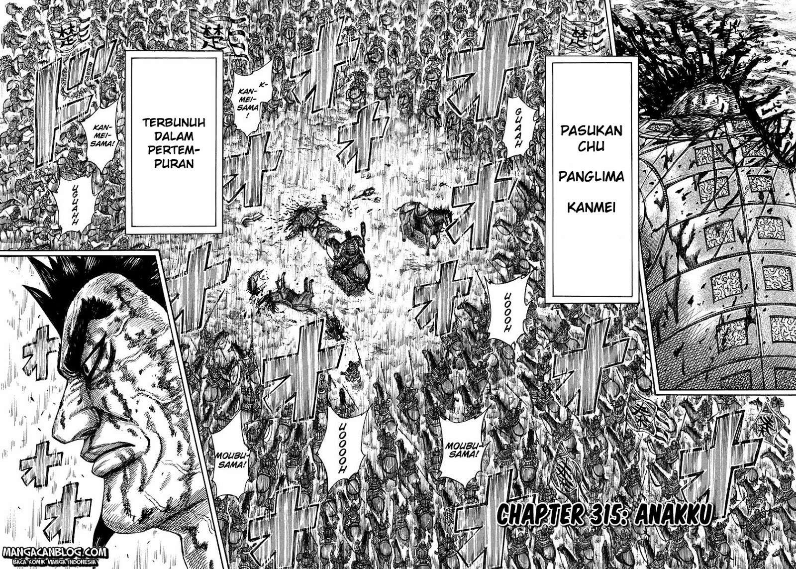 Kingdom Chapter 315 Gambar 3