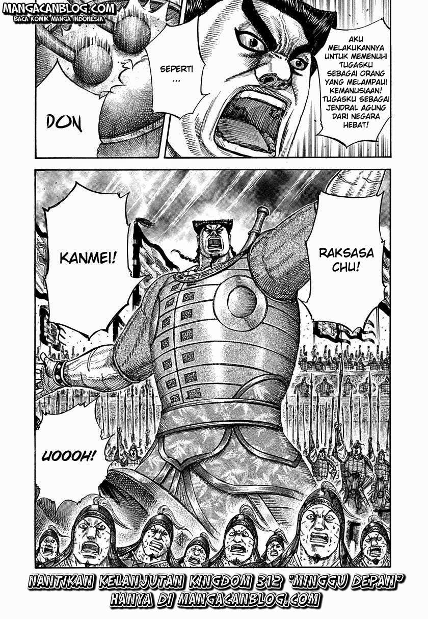 Kingdom Chapter 311 Gambar 19