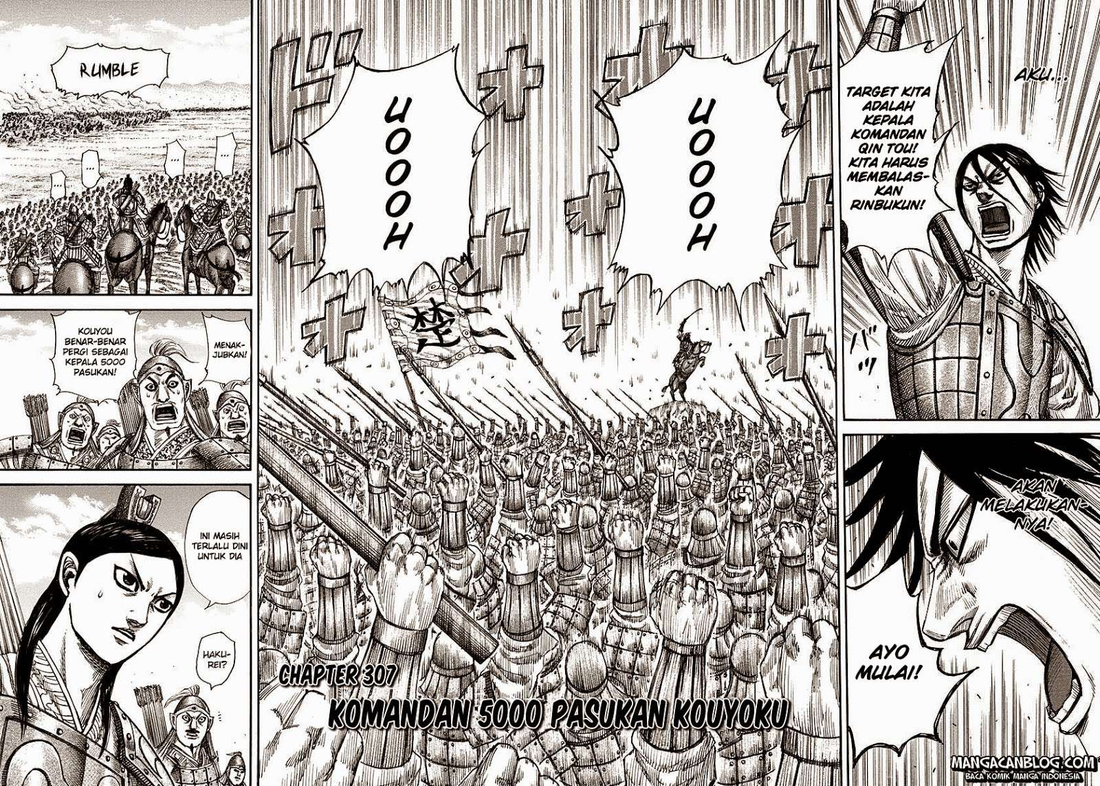 Kingdom Chapter 307 Gambar 3