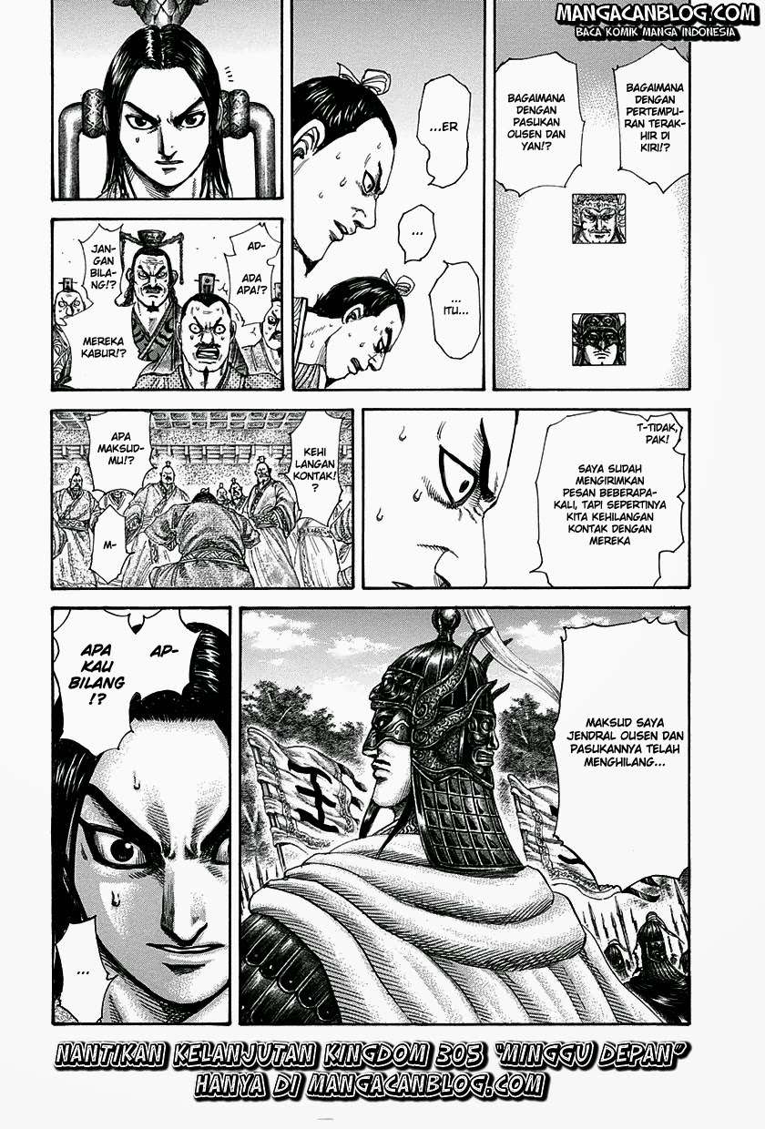 Kingdom Chapter 304 Gambar 18