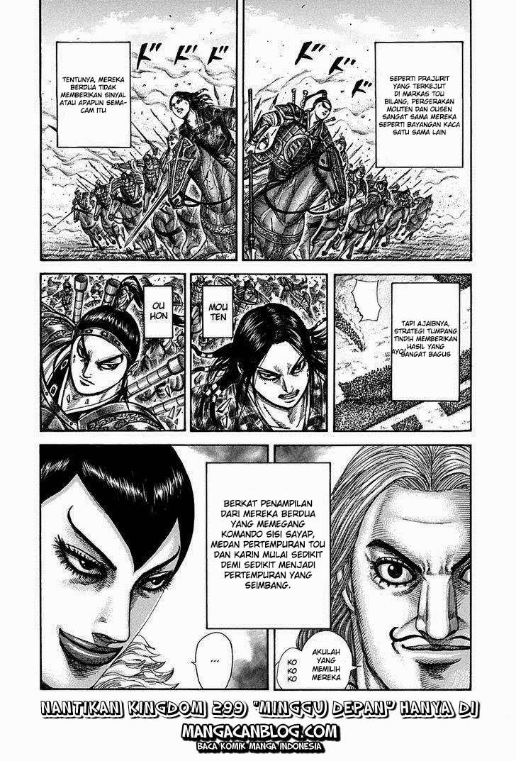 Kingdom Chapter 298 Gambar 19