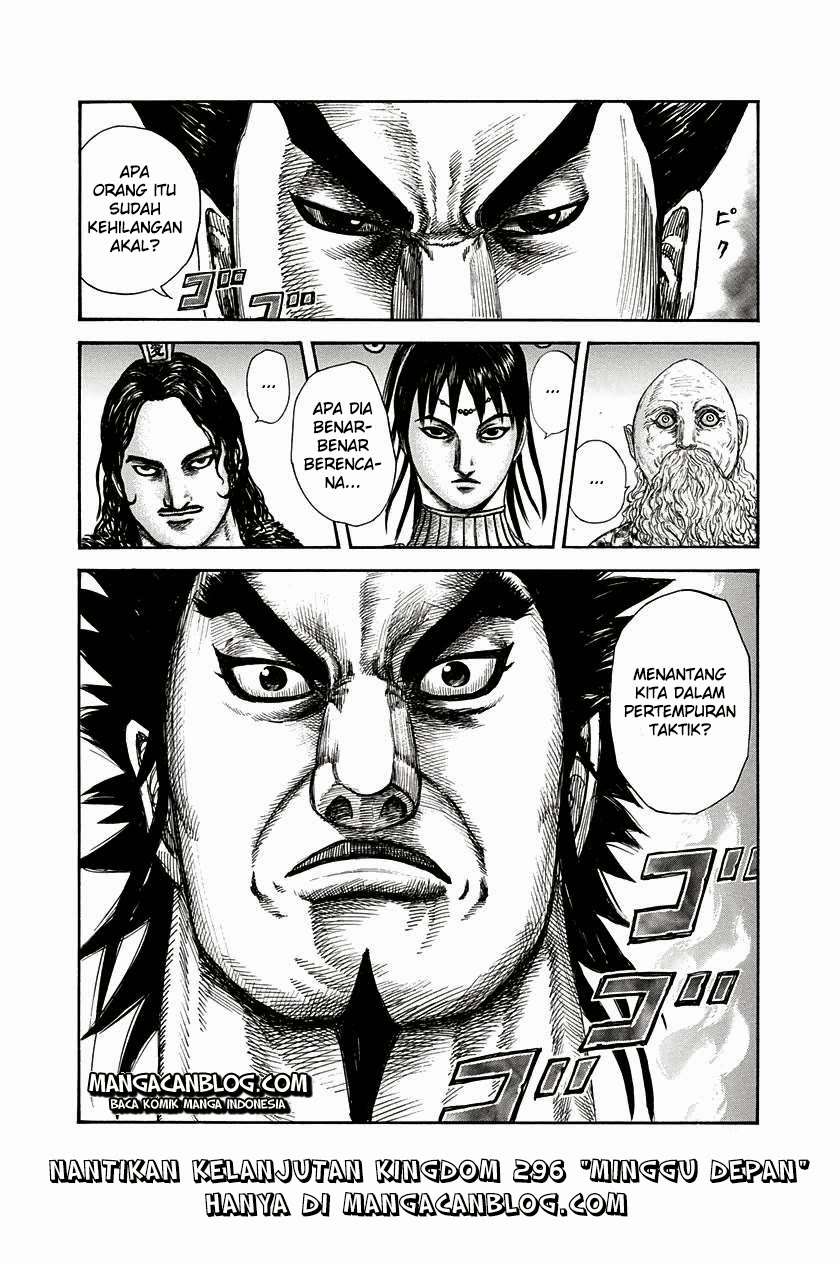 Kingdom Chapter 295 Gambar 19