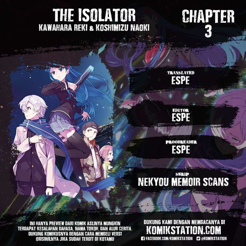 Baca Komik The Isolator: Realization of Absolute Solitude Chapter 3 Gambar 1