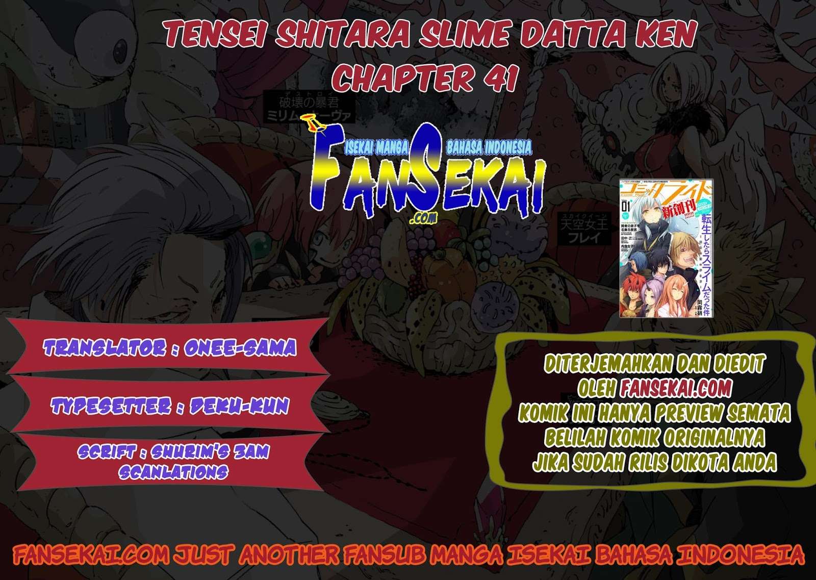 Baca Komik Tensei Shitara Slime Datta Ken Chapter 41 Gambar 1