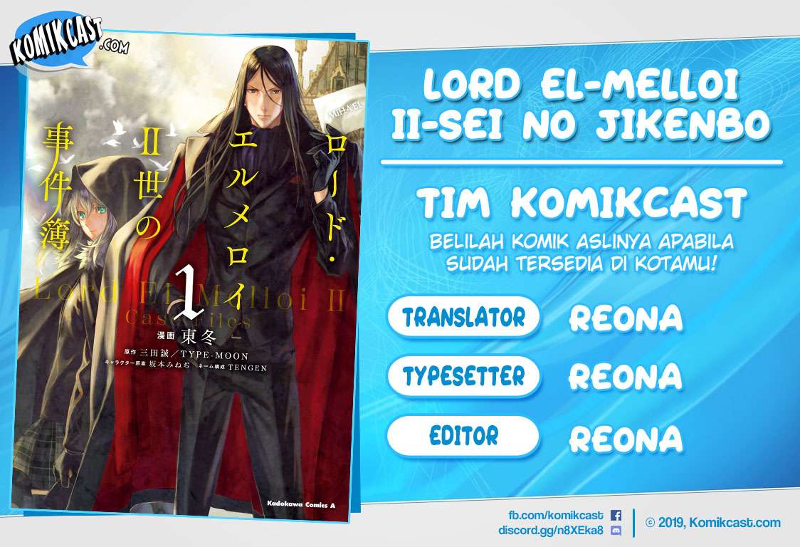 Baca Komik Lord El-Melloi II-sei no Jikenbo Chapter 1 Gambar 1