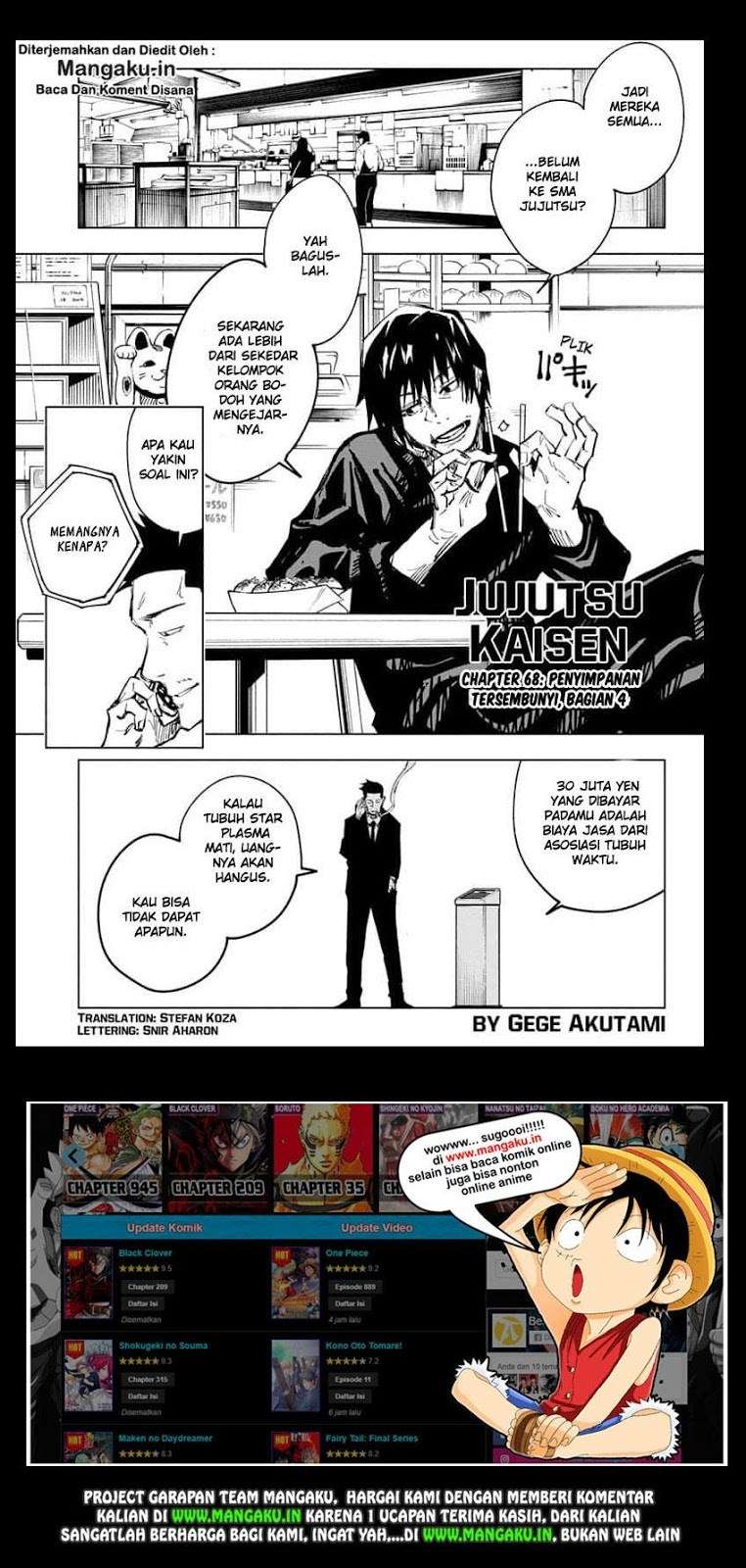 Baca Manga Jujutsu Kaisen Chapter 68 Gambar 2