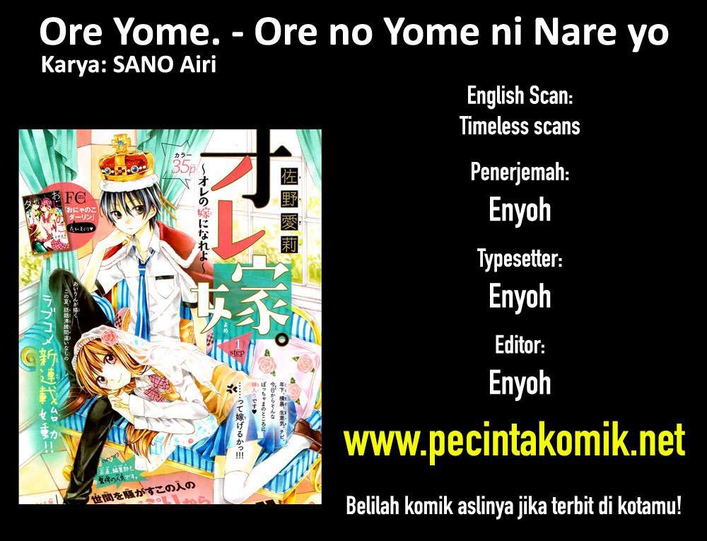 Baca Manga Ore Yome. – Ore no Yome ni Nare yo Chapter 5 Gambar 2